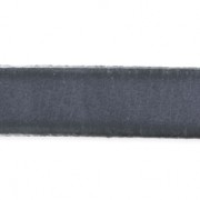 Leather lace 10mm Grey x30cm