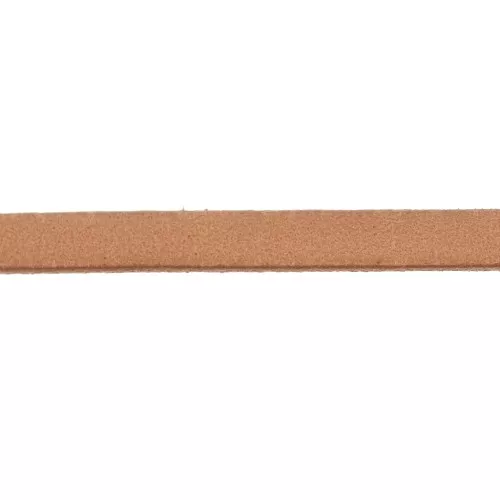 Leather lace 5x2 mm - Natural x30cm
