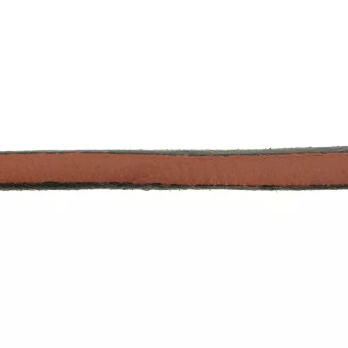 Leather lace 5x2mm Brown x30cm