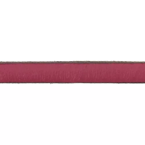 Leather lace 5x2.1mm Fuschia x30cm