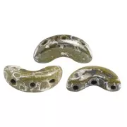 5x10mm Arcos® by Puca® - Opaque Green Bronze x10g