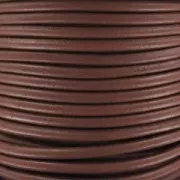 4 mm European Leather Cord - Chocolate x 1 m