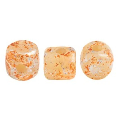 2.5x3mm Minos® by Puca® - Opaque Beige Tweedy x5g