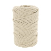 5mm cotton cord spool for macramé Unbleached x 50m|raw }}