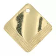 15mm Gold filled rhombus charm x1