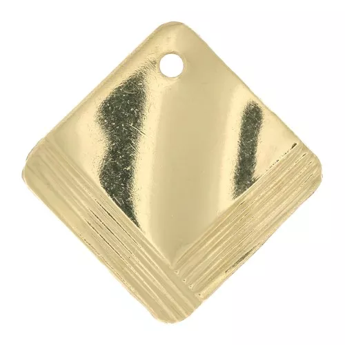 15mm Gold filled rhombus charm x1