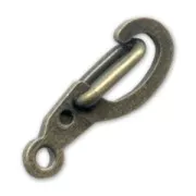 Lobster claw clasps 14mm Bronze tone x10