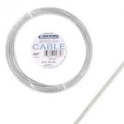 Stainless Steel Jewelry cable 1.19mm x9,2m