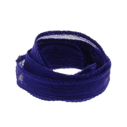 10mm Silk ribbon - Navy x85cm