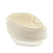 10mm Silk ribbon - Unbleached x85cm