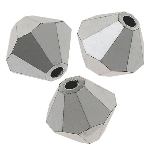 6mm Preciosa Crystal Bicones - MC Bead Rondell - Crystal Labrador Full x12