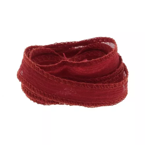 10mm Silk ribbon - Red x85cm