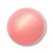 10mm Round Polaris bead - Light Peach x1