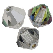 6mm Preciosa Crystal Bicones - MC Bead Rondell - Crystal Vitrail Medium x12|raw }}