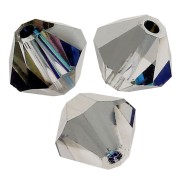 6mm Preciosa Crystal Bicones - MC Bead Rondell - Crystal Bermuda Blue x12|raw }}