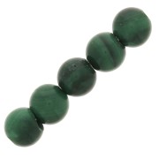 3mm Round gemstone beads - Malachite x25|raw }}