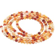 Round beads 2 mm gemstone - Carnelian x40cm|raw }}