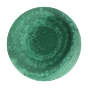 20mm round flat Cabochon - Malachite x1