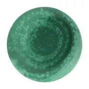 20mm round flat Cabochon - Malachite x1