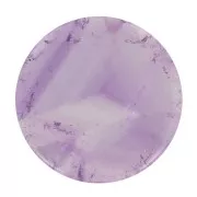 20mm round flat Cabochon - Amethyst x1