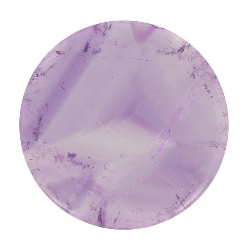 20mm round flat Cabochon - Amethyst x1