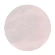 20mm round flat Cabochon - Rose Quartz x1