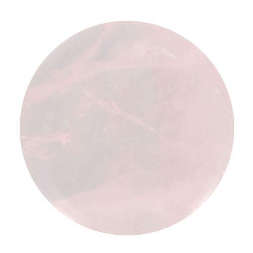 20mm round flat Cabochon - Rose Quartz x1