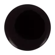 20mm round flat Cabochon - Black Onyx x1