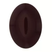 18x13mm Oval resin cabochon - Wine Lees x1