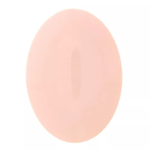 18x13mm Oval resin cabochon - Pastel Pink x1