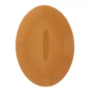18x13mm Oval resin cabochon - Mustard x1