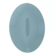 18x13mm Oval resin cabochon - Blue x1