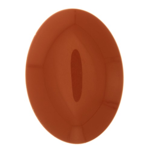 18x13mm Oval resin cabochon - Terracotta x1
