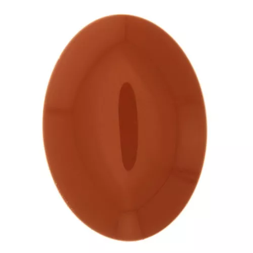 18x13mm Oval resin cabochon - Terracotta x1