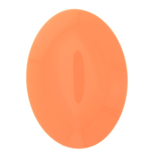 18x13mm Oval resin cabochon - Coral x1