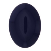 18x13mm Oval resin cabochon - Navy Blue x1