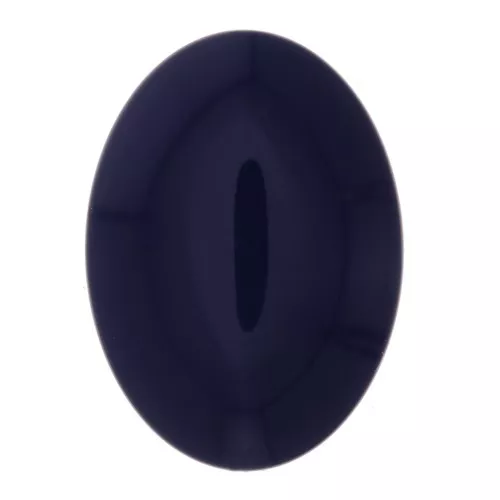 18x13mm Oval resin cabochon - Navy Blue x1