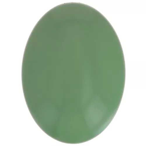 18x13mm Oval resin cabochon - Green x1