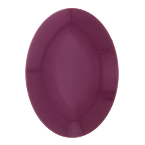 18x13mm Oval resin cabochon - Eggplant x1
