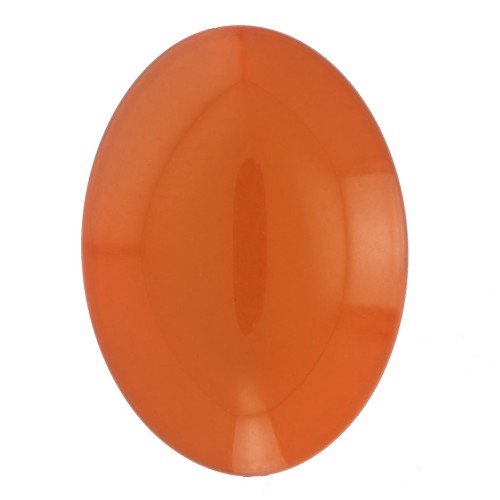 18x13mm Oval resin cabochon - Amber x1