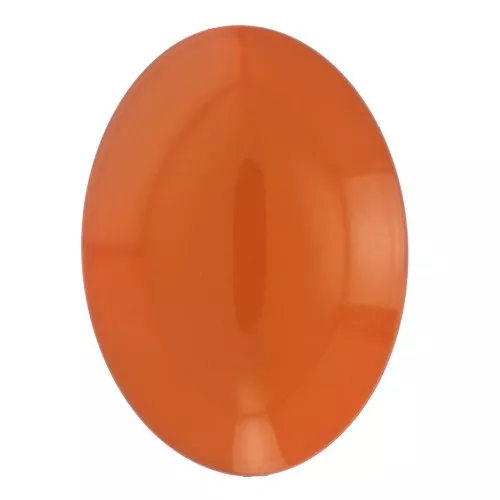 18x13mm Oval resin cabochon - Amber x1