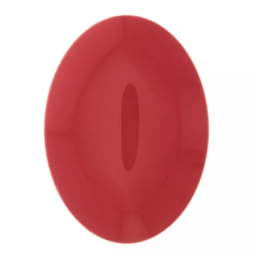 25x18mm Oval opaque resin cabochon - Light Red x1