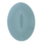 25x18mm Oval opaque resin cabochon - Blue x1