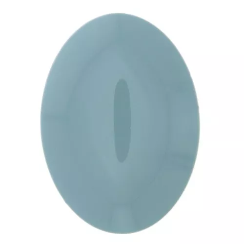 25x18mm Oval opaque resin cabochon - Blue x1