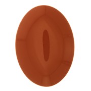 25x18mm Oval opaque resin cabochon - Terracotta x1