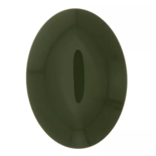 25x18mm Oval opaque resin cabochon - Olive x1