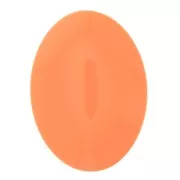 25x18mm Oval opaque resin cabochon - Coral x1
