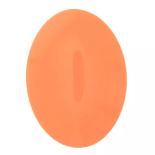 25x18mm Oval opaque resin cabochon - Coral x1