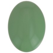 25x18mm Oval opaque resin cabochon - Green x1|raw }}