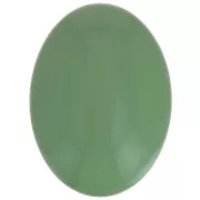 25x18mm Oval opaque resin cabochon - Green x1